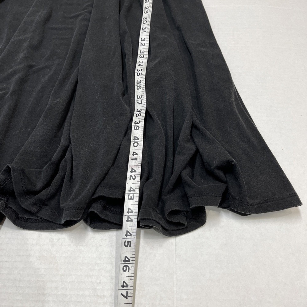 Quince Dress Black Tencel Tank Midi Size S Lagenlook Capsule Casual Comfort - Picture 5 of 9